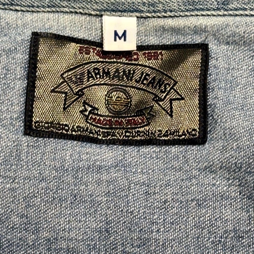 ARMANI JEANS Vintage Denim Shirt - Picture 6 of 8